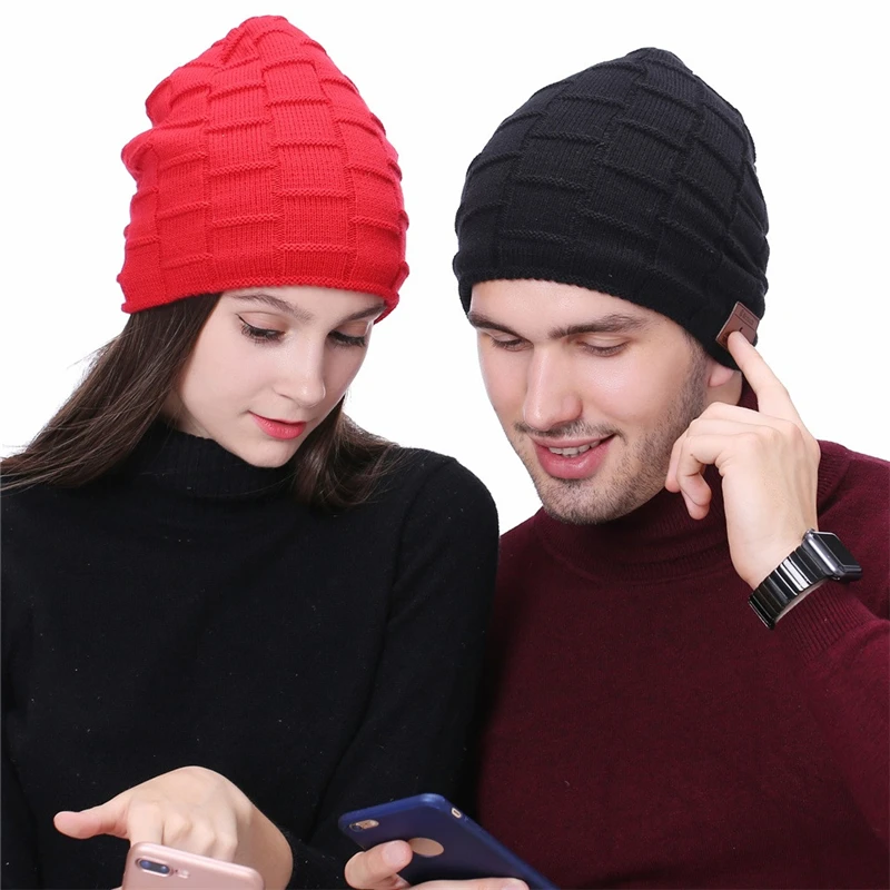 Модная шапка бини, шапка, беспроводная Bluetooth гарнитура, гарнитура, динамик, микрофон, зимняя, для спорта на открытом воздухе, стерео, музыка, шапка, 18Nov28