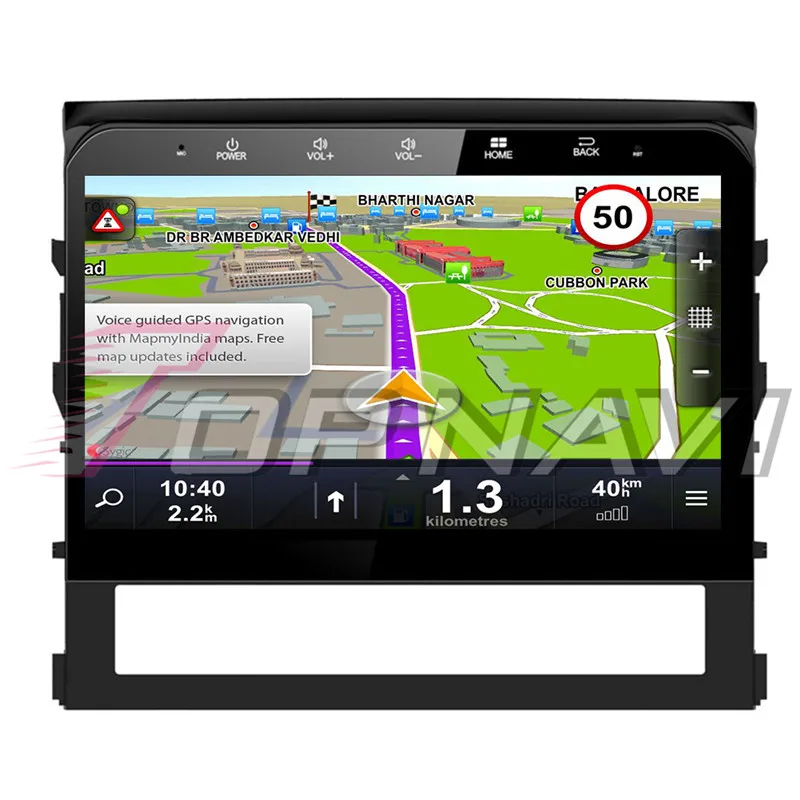 Авторадио 10 1 дюймов Android 8 для Toyota Land CRUISER 2016 стерео автомобильный GPS-навигатор