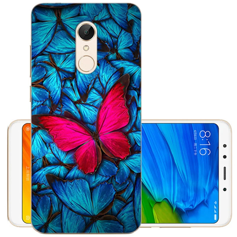 48 Чехол для Xiaomi Redmi 5, Мягкий ТПУ силиконовый чехол для Xiaomi Redmi 5, чехол с 3D рисунком, чехол-бампер для Redmi 5, чехол для телефона - Цвет: 48