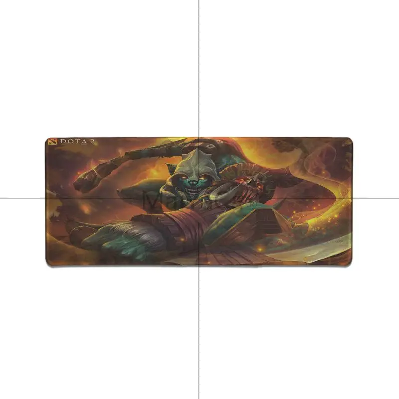 Lock Edge 30x80cm MaiYaCa забавные Dota 2 герои резиновый коврик для мыши игровой запирающий край резиновые большие коврики для мыши Коврик для клавиатуры Настольный коврик - Цвет: Lock Edge 30x80cm