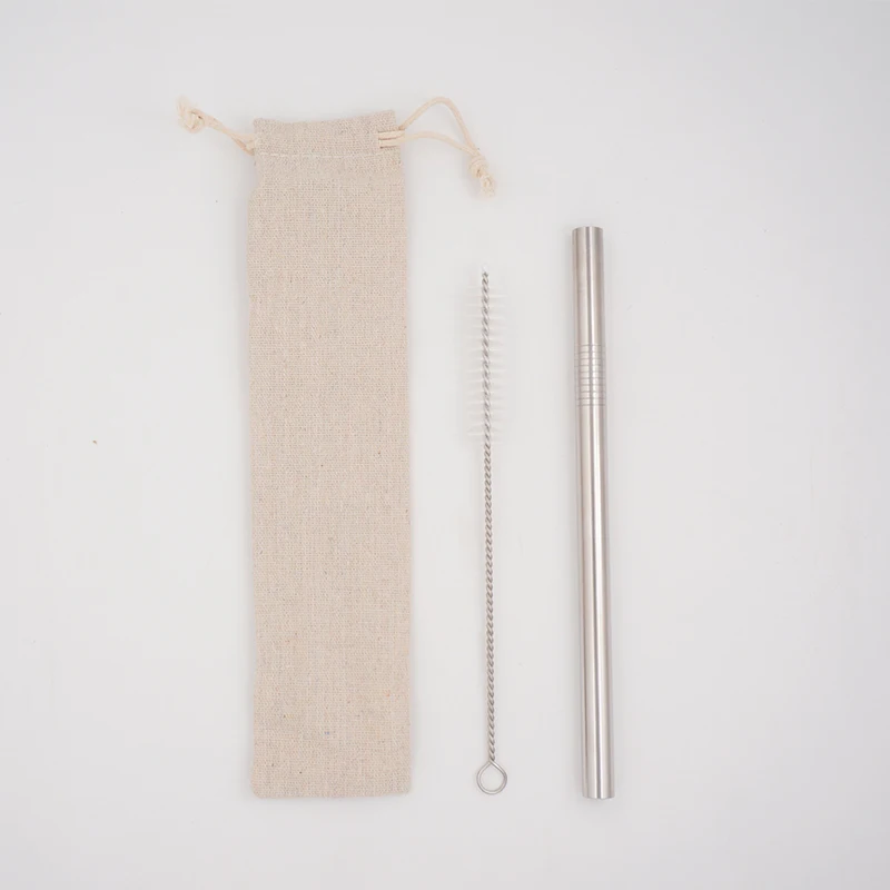 Энтертайм набор из 1 шт. нержавеющей стали питьевой соломинки многократного