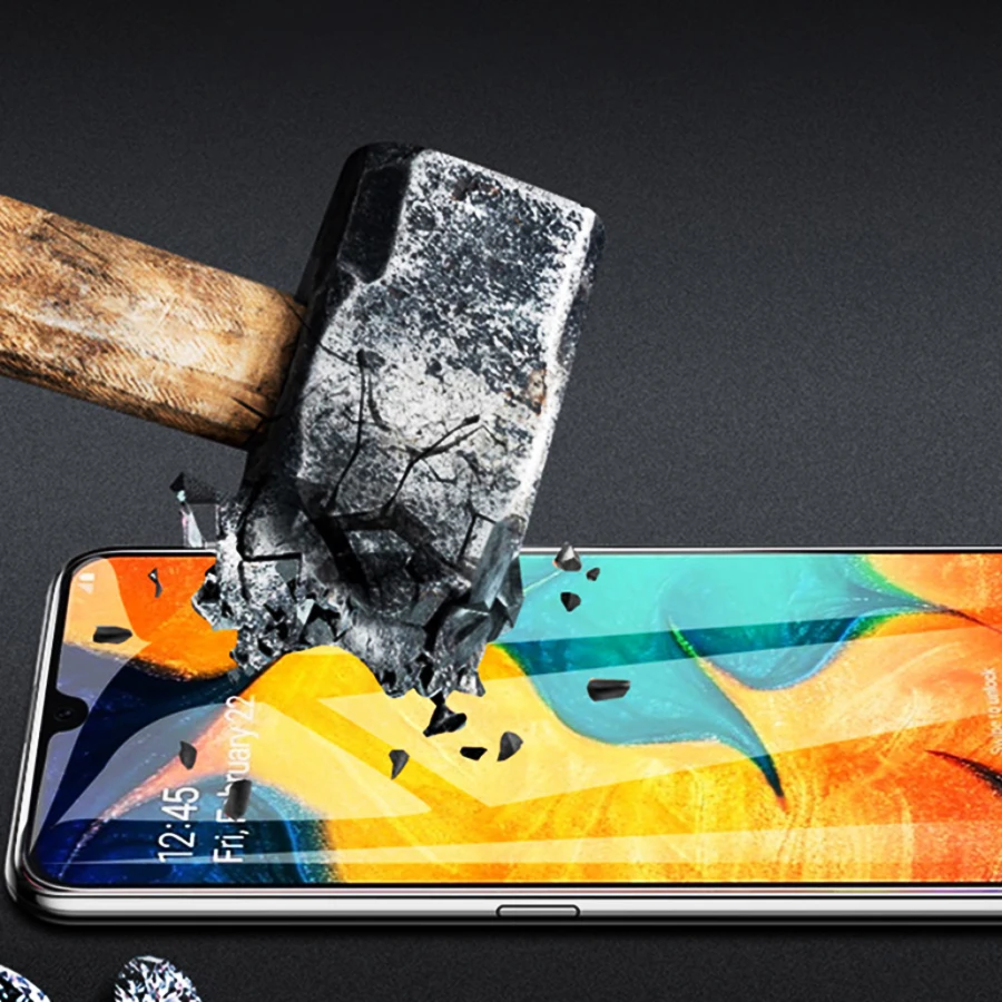 safety glass on for samsung a30 protective galaxy a50 a10 m10 m20 m30 glas screen protection samsug a 30 50 m 10 20 30m | Мобильные