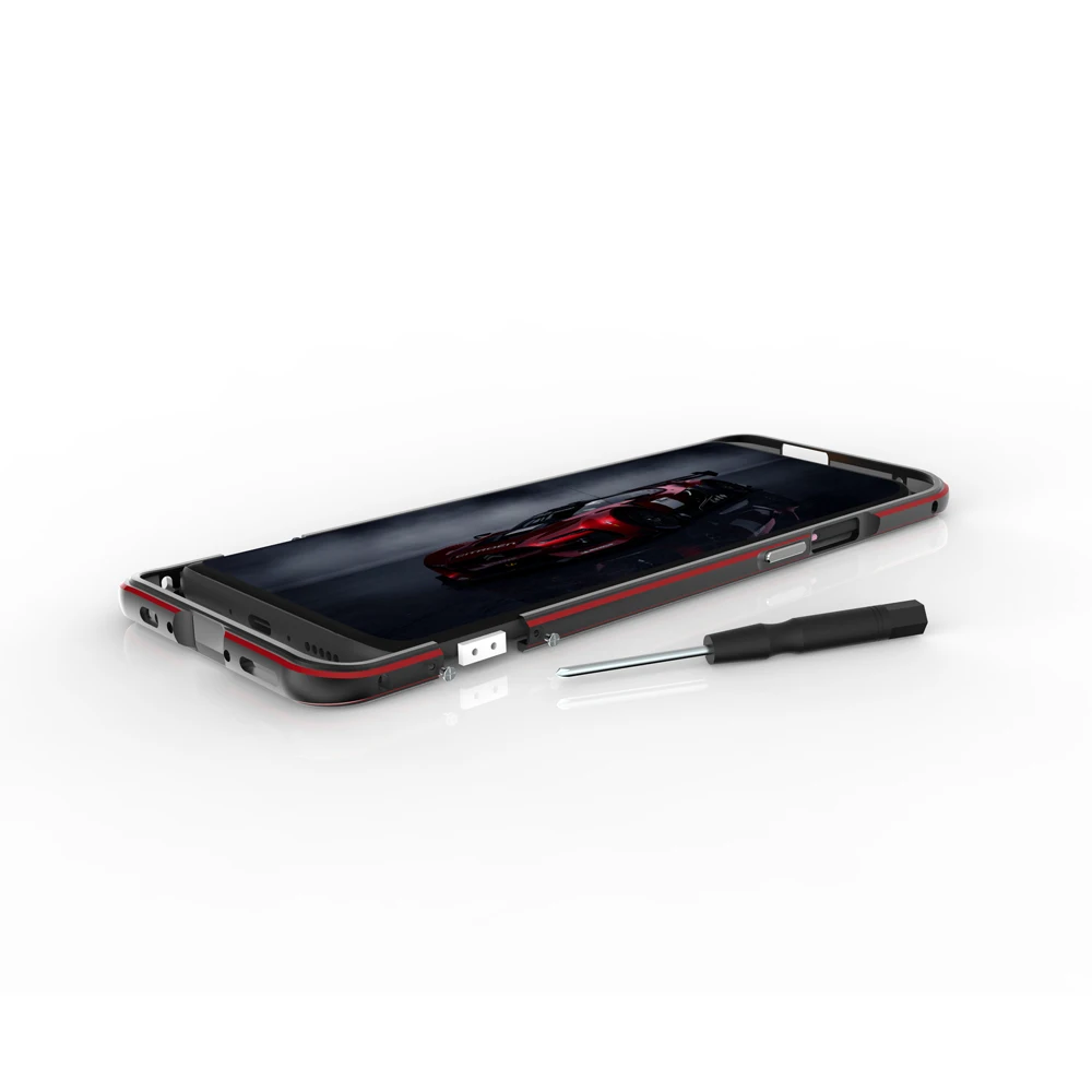 Высококлассный металлический противоударный чехол для телефона Oneplus 7 Pro