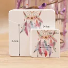 24 дизайна модных ювелирных изделий дисплей ожерелье шармы Упаковка карты 50 шт. крафт Ловец сновмрамор стиль подвеска дисплей бирки карты