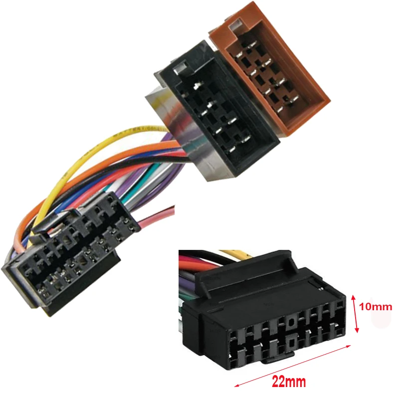 Автомобиль Радио Стерео 16 pin Iso жгут проводов для Sony MEX-N4050BT MEX-N5050BT WX-GT90BT WX-GT80UI MEX-BT3150U