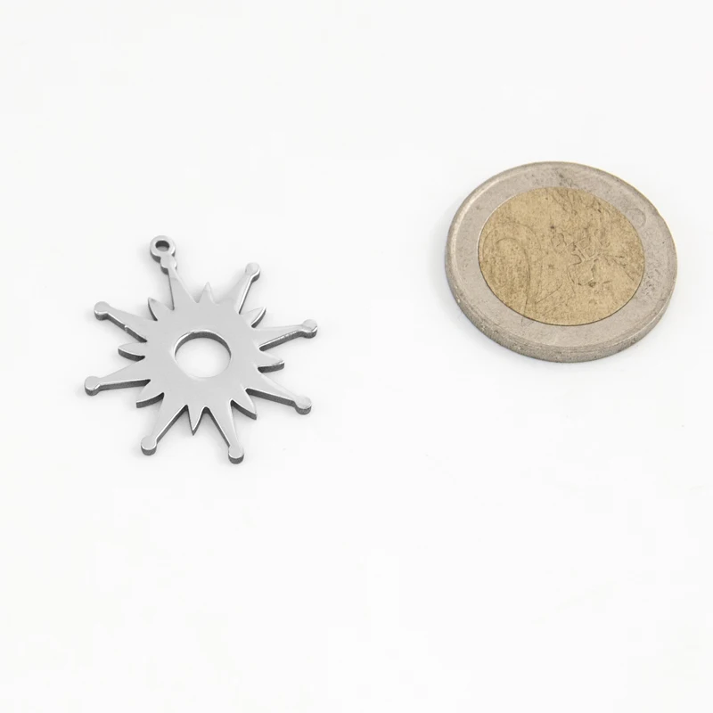 100% Звезда из нержавеющей стали шарм Подвески для изготовления ювелирных изделий