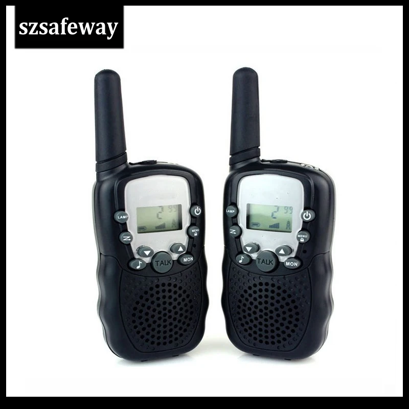T388 иди и болтай walkie talkie “иди 2 шт. мини talkie“ 0 5 W UHF для детей ЖК дисплей Дисплей с