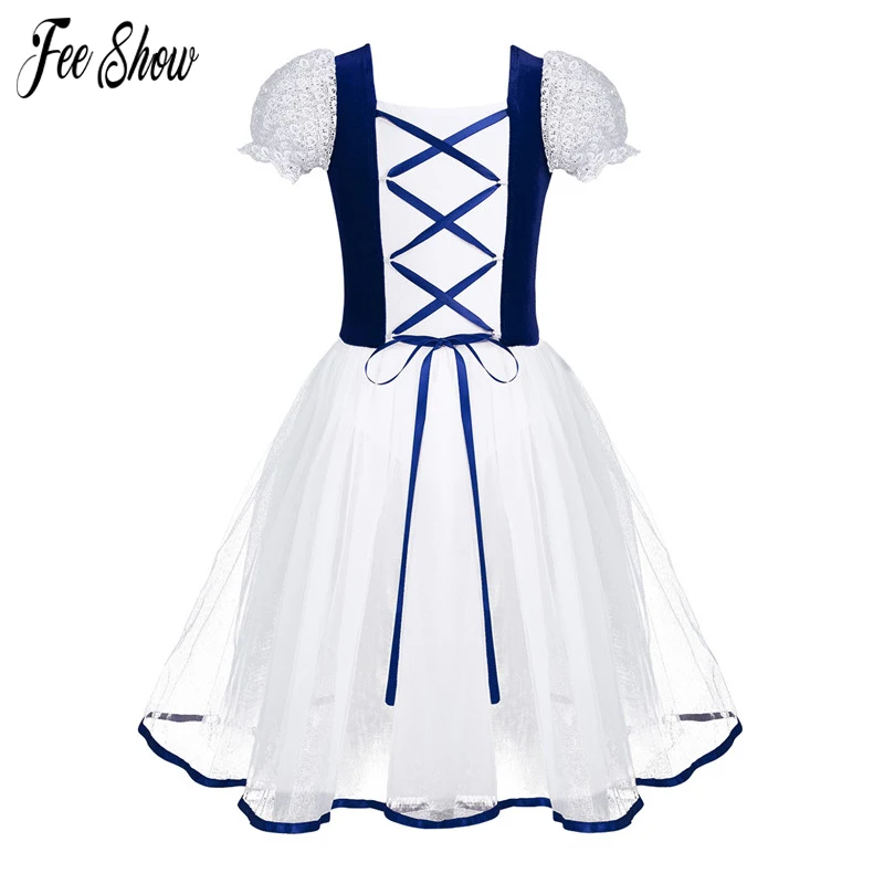 Профессиональные Балетные платья для девочек-подростков бархатное длинное