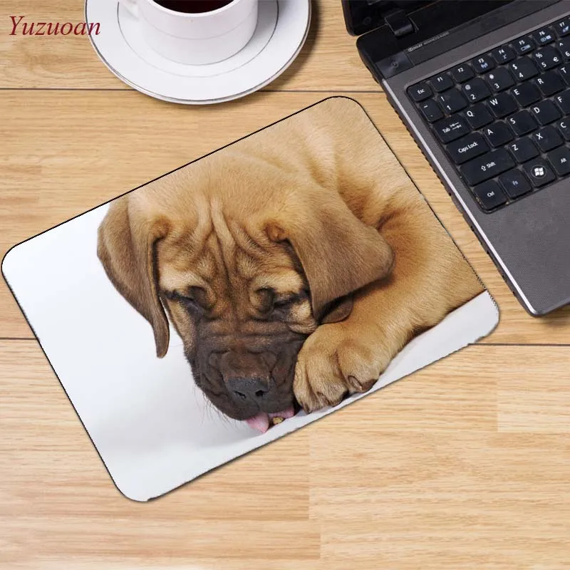 Yuzuoan 22X18CM милый коврик для мыши кошек и собак подарок домашних животных