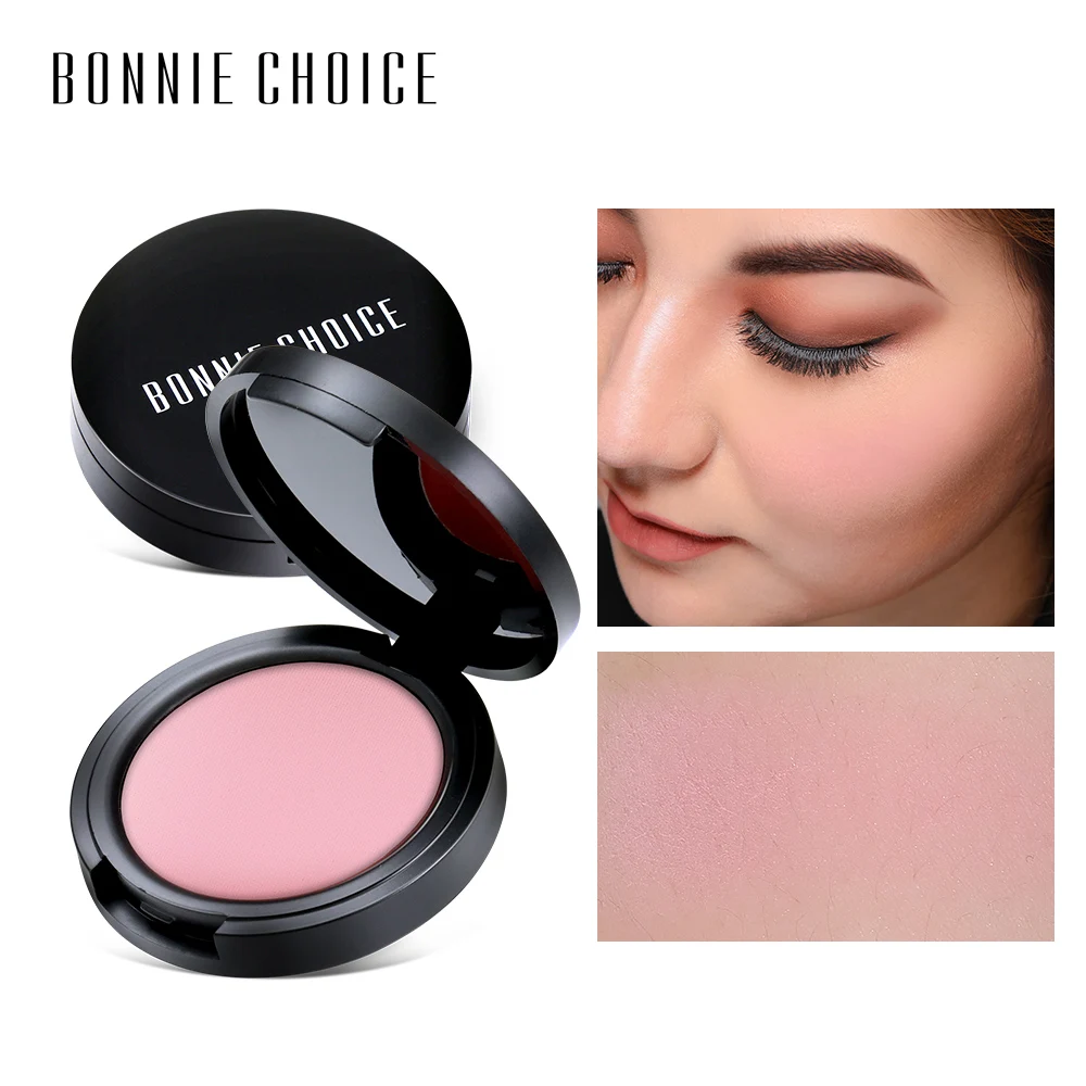 Bonnie Choice Румяна для макияжа пудра прессованная минеральная основа профессиональная 6 цветов косметика для лица стойкий Макияж контур