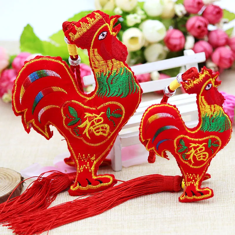 20 ШТ. 2017 новый год Зодиака талисман саше Новый Год Золотой Петух Рождественский