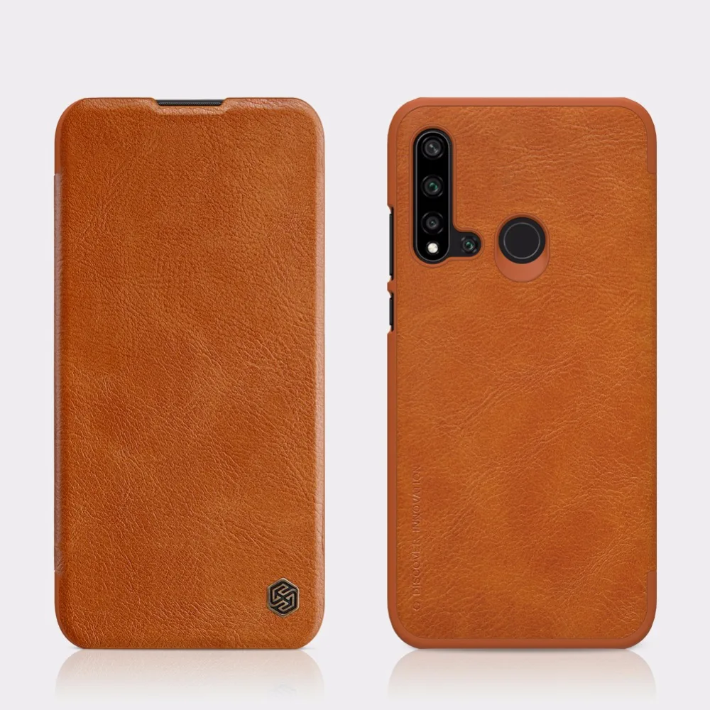Чехол для huawei P20 Lite Nillkin QIN откидная крышка карточка Карманный кожаный чехол для huawei P20 Lite с роскошной упаковкой