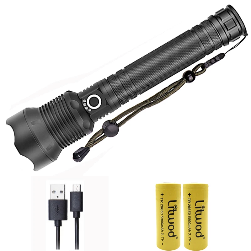 Option B Litwod Z30+ 1282 светодиодный светильник-вспышка Новое поступление CREE XHP70.2 Мощный тактический фонарь светильник 40000LM 26650 фонарь на батарейках - Испускаемый цвет: Option B