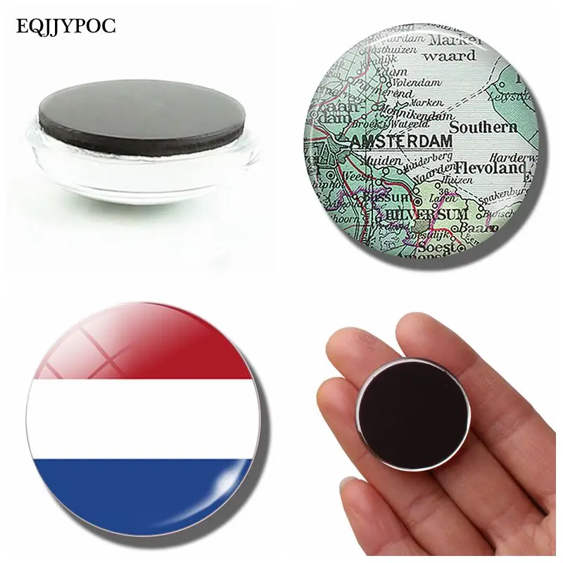 Флаг Голландии 30 мм магнит на холодильник нидерландский флаг Nederland карта