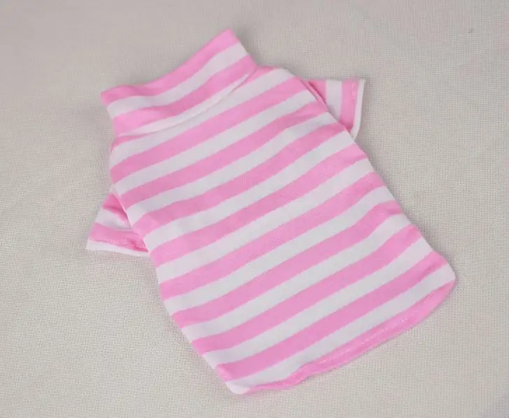 pink Летние для домашних животных собак Одежда для маленьких собак хлопковый жилет для домашнего питомца одежда для домашних животных футболка для собак костюмы - Цвет: pink