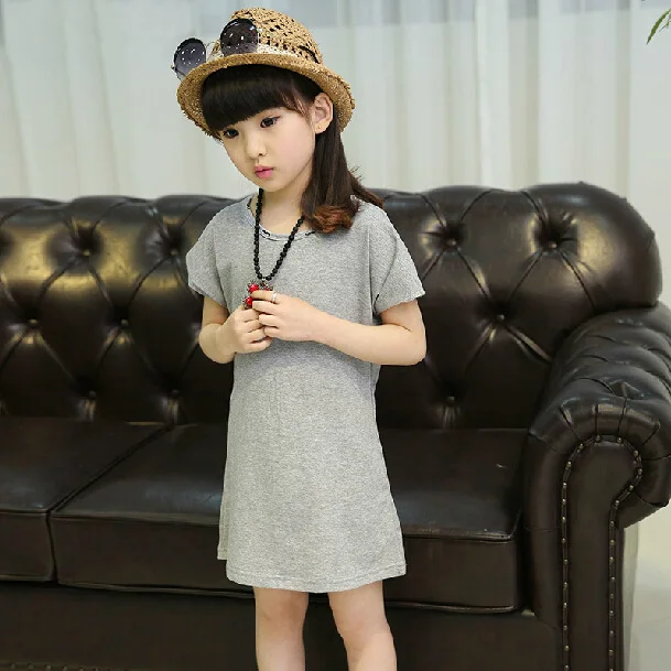 Комплект одежды для девочек 3 13 лет Однотонная футболка пояс с лепестками и юбка