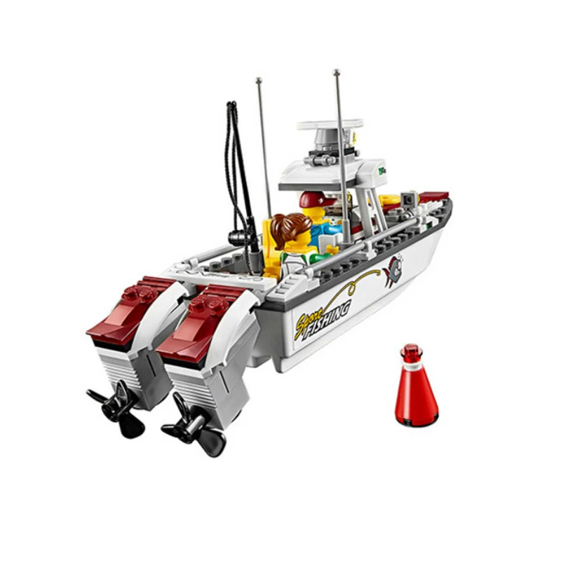 Bela 10646 City Urban Fishing Boats Building Blocks Bricks Toys Gift for Children Creative Play Toy Compatible 60147 | Игрушки и хобби