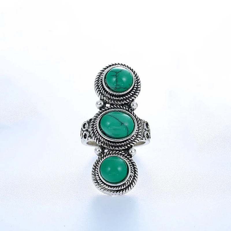 Винтажное длинное кольцо Find Me 2019 красное с закругленной кромкой из сплава