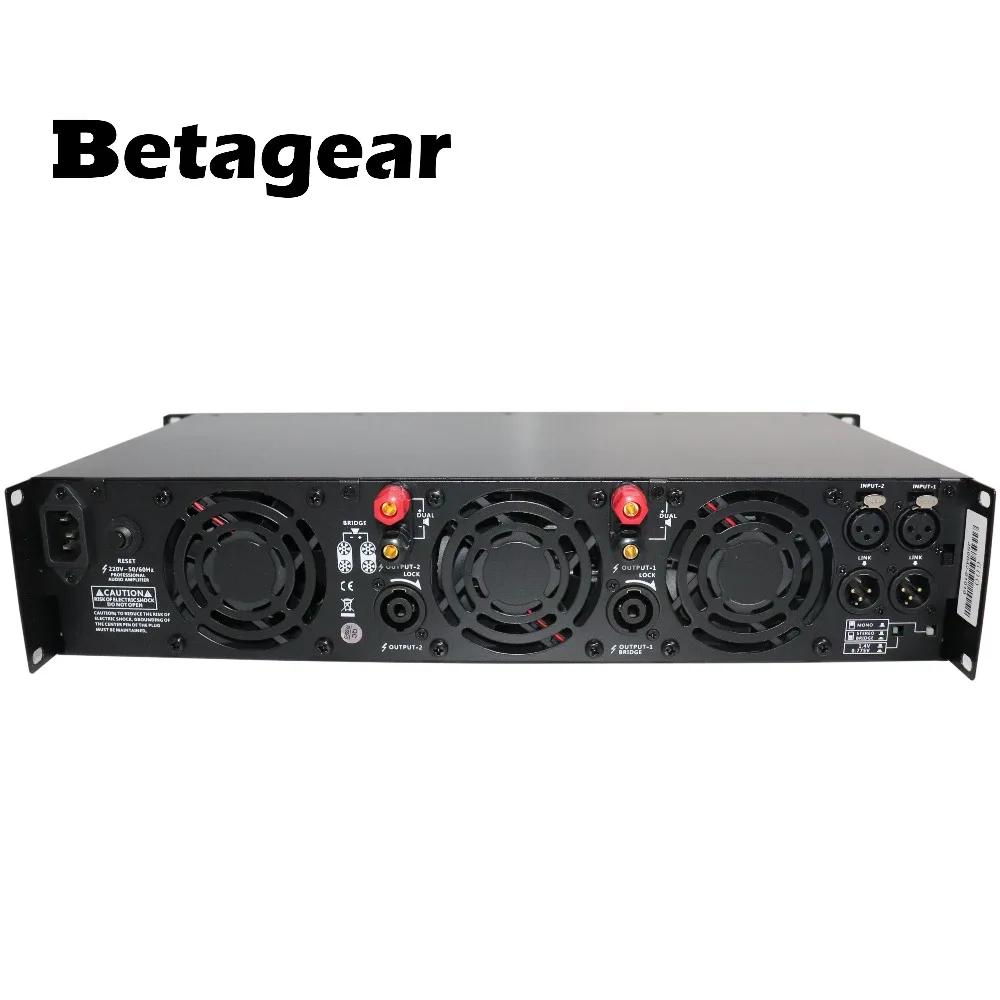 Усилитель мощности Betagear AMP1500 Pro 1500 Вт + усилитель 2300 * 2 Ом сабвуфера 4 звуковой