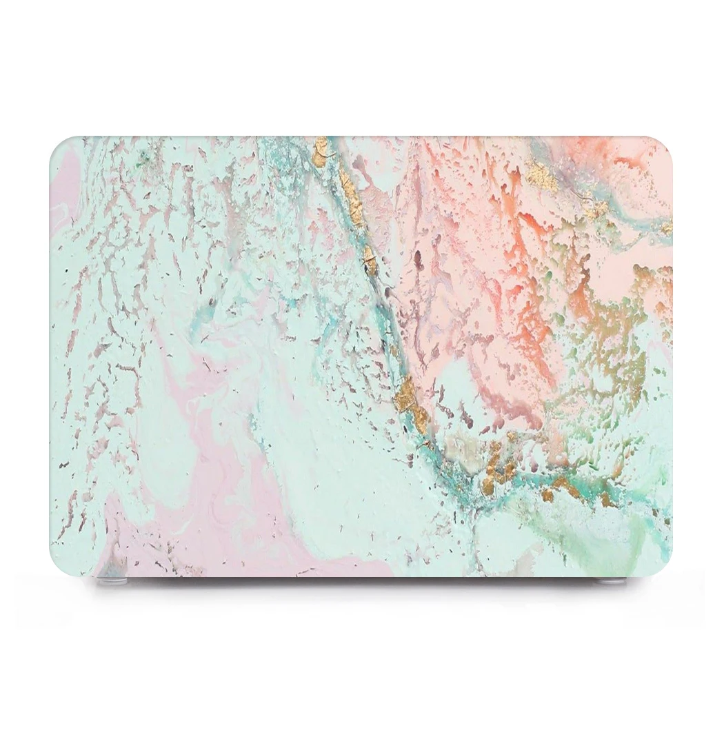 Новый чехол для ноутбука с мраморным рисунком Apple Macbook Air Pro Retina Touch Bar 11 12 13 15 дюймов