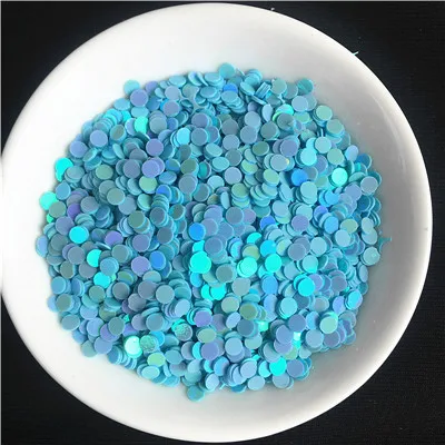 AB Light Blue 20 г(Размер 3 мм) круглые точечные Блестки для нейл-арта для красоты ногтей, модные женские Блестящие Блестки для маникюра, 28 цветов - Цвет: AB Light Blue