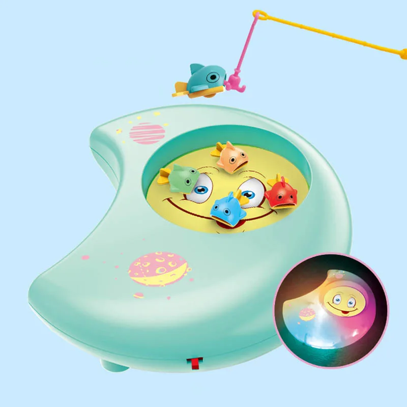 Рыболовная игрушка Магнитная вращающаяся детская рыболовная игра набор игрушек