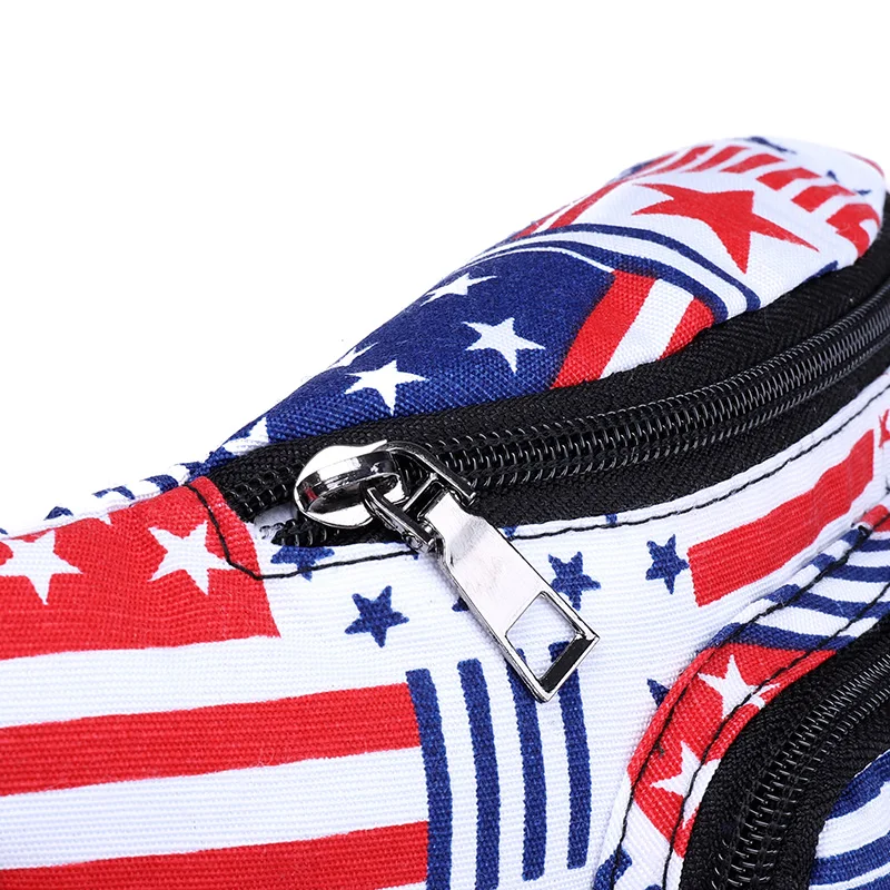 2019 Новая печатная нагрудная сумка из текстиля мужская и женская модная через