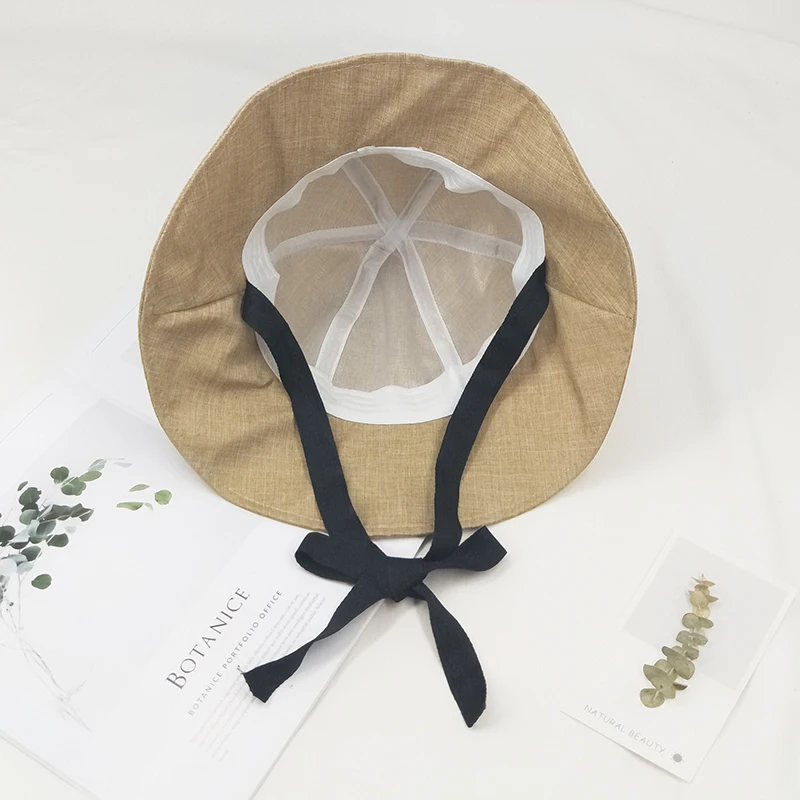 Ковш японский повседневный Дикий ремень Рыбацкая шляпа Корейская Женская Летняя