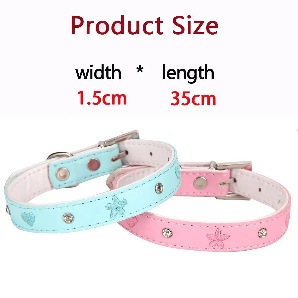 Ошейник для собак маленьких больших товары домашних животных кожаный