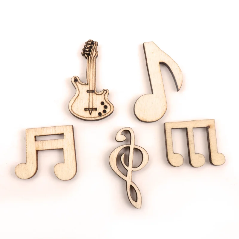 Аксессуары для украшения дома скрапбукинги DIY Mix музыкальные ноты гитары
