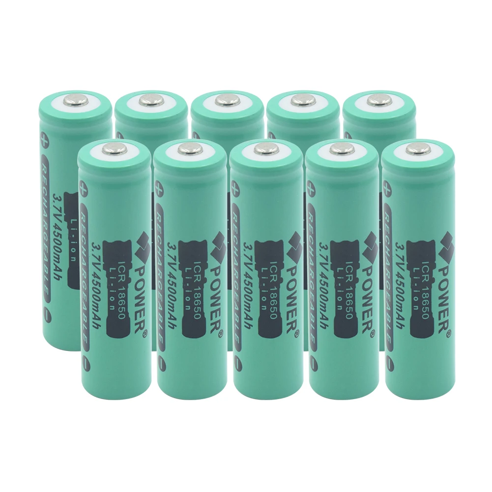 18650 батарея литий ионная 4500mAh 3 7 V электронная сигарета перезаряжаемые батареи