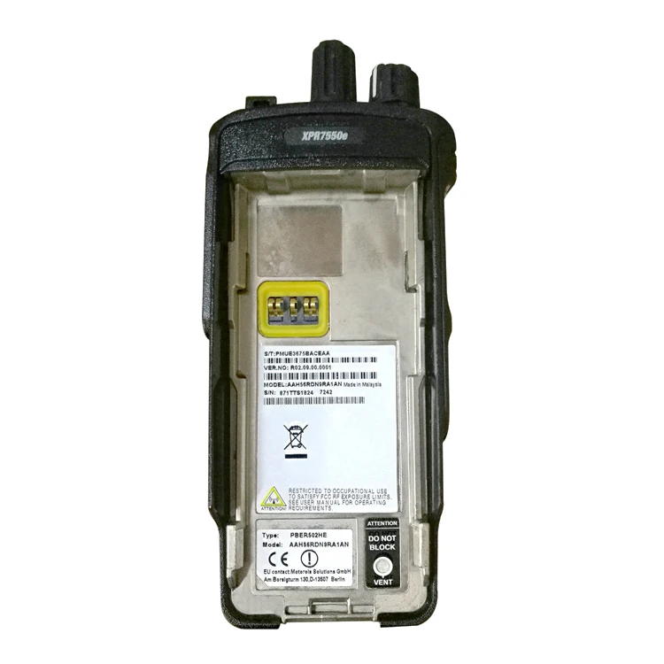 Портативная рация Motorola Digital UHF VHF с экраном xpr7550e
