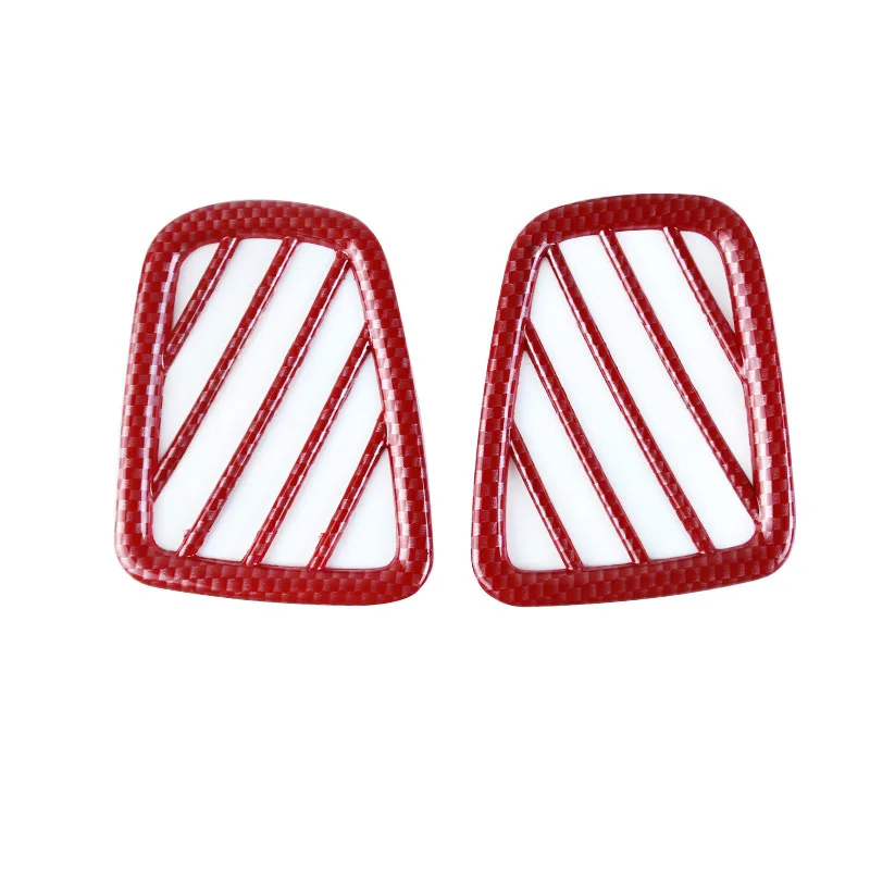 red 2pcs Кондиционер Передняя декоративная рамка выпускного отверстия крышка интерьера приборной панели выход для kia sportage 3 - Цвет: red 2pcs