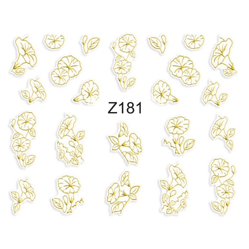 Наклейки для ногтей 3D наклейки полировальные украшения женщин 1 шт.