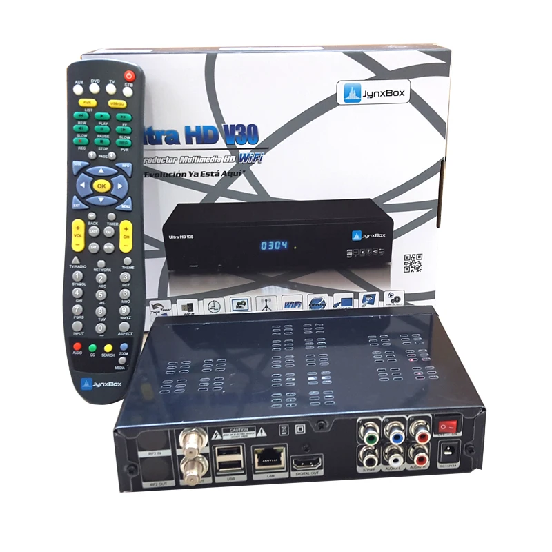 Спутниковый ресивер 1080 P 400 МГц двухъядерный тюнер DVB-S2 WiFi мультимедийный