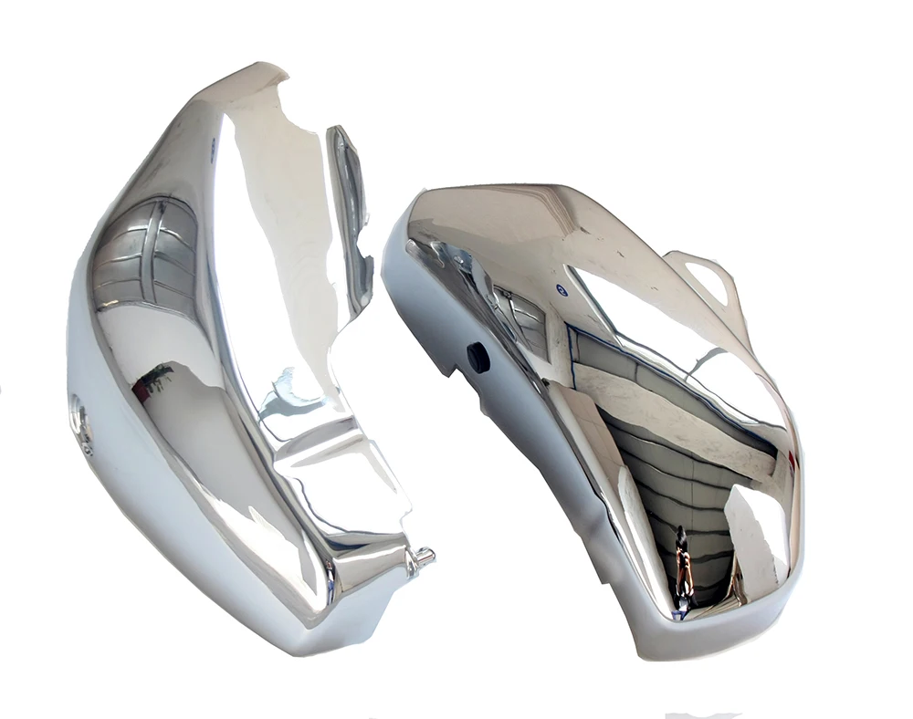 Одна пара хромированных боковых чехлов на левый и правый Аккумулятор для