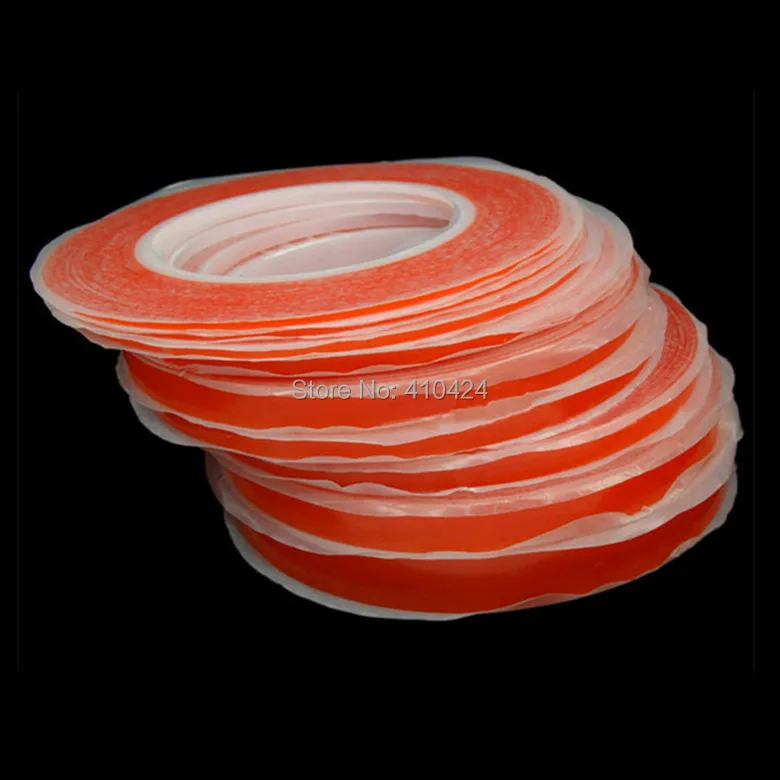 М 4 мм * 25 м сильный акриловый клей ПЭТ красный плёнки ясно Двусторонняя клейкие