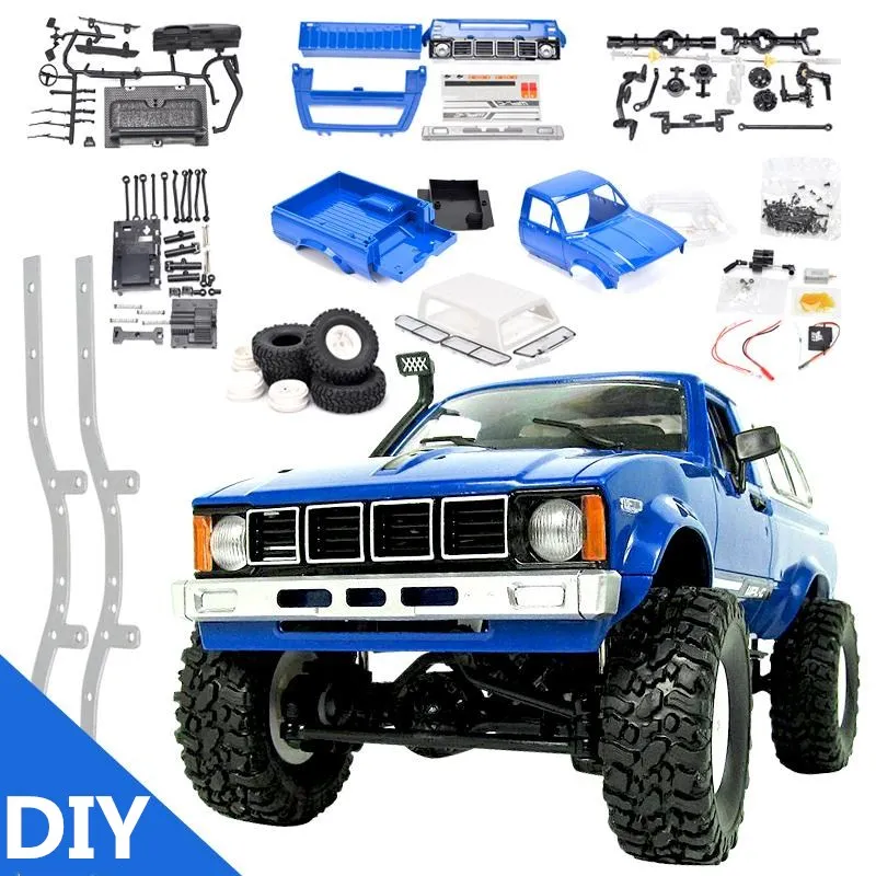 WPL C24 DIY Радиоуправляемый автомобиль внедорожник запчасти 1:16 гусеничный военный