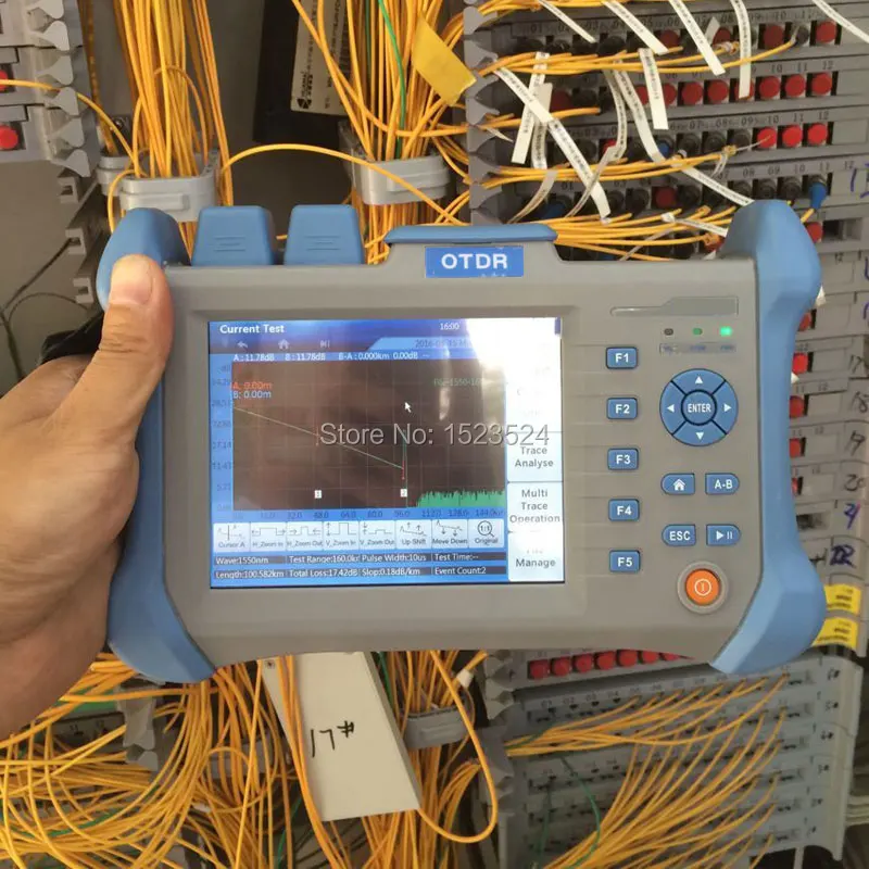 Многомодовый MM 850/1300nm 21/19dB оптический временной рефлектометр волоконно