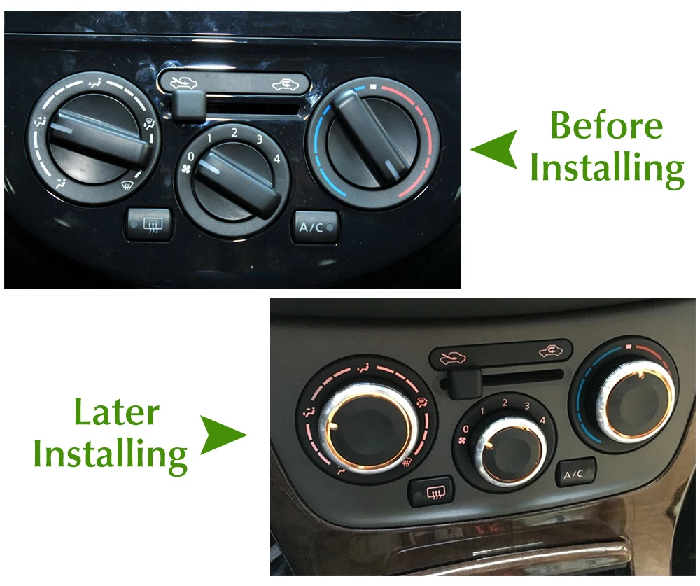 Автостайлинг ручка переменного тока для кондиционера переключателя контроля