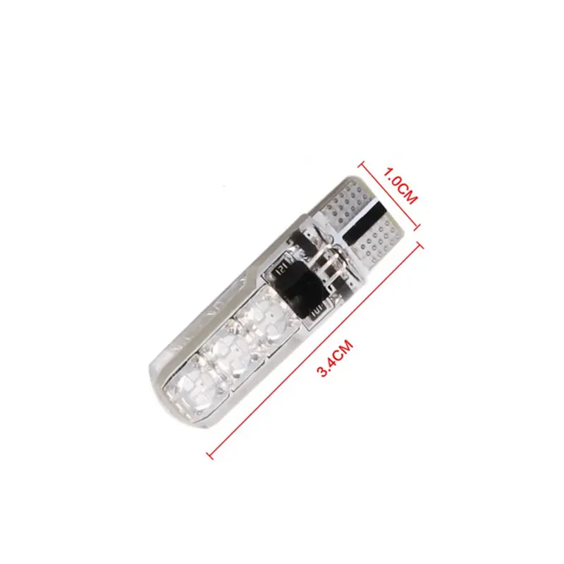 2x RGB светодиодный T10 W5W лампа с дистанционным Управление 5050 SMD парковка светильник