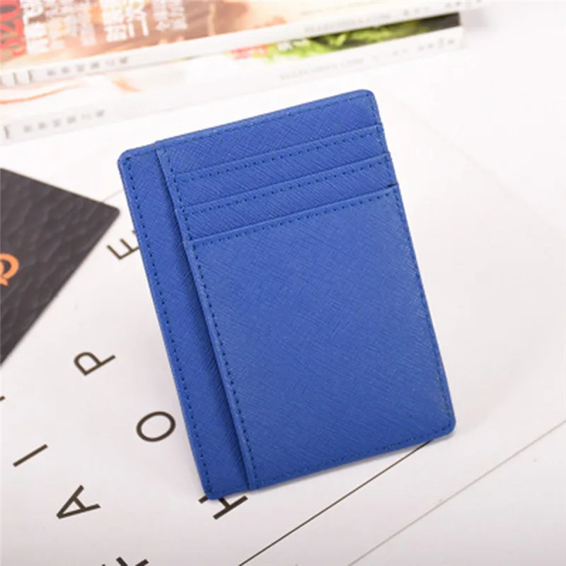 THINKTHENDO держатель карты тонкий банк Кредитная карта ID Чехол сумка кошелек с RFID Блокировка 11 цветов модные однотонные кожаные сумки