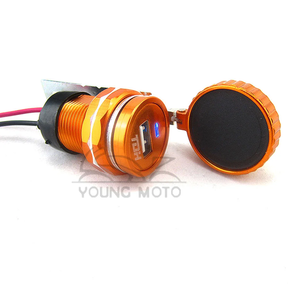 Мотоцикл Часы мотоцикл USB Зарядное устройство Мощность адаптер часы