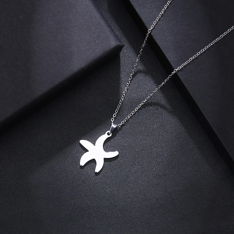 DOTIFI ожерелье из нержавеющей стали для женщин и мужчин маленькая морская звезда