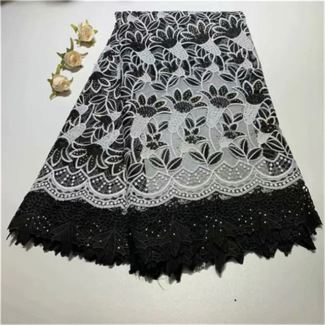 2018 горячая Распродажа африканская швейцарская вуаль кружева высокого качества в