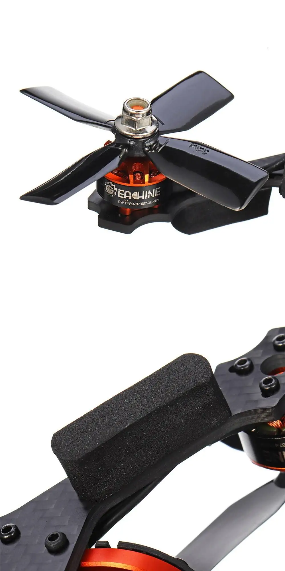 Высокая скорость Eachine Tyro79 140 мм 3 дюйма DIY версия для FPV Гоночная рама RC Дрон Квадрокоптер F4 OSD 20A BLHeli_S 40CH 200mW 700TVL