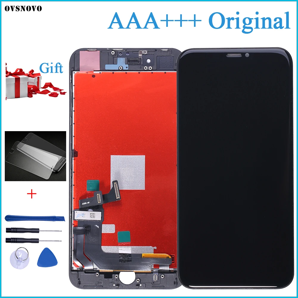 2018 100% AAA +++ ЖК экран для iPhone 8 Plus дисплей дигитайзер сенсорный модуль экранов