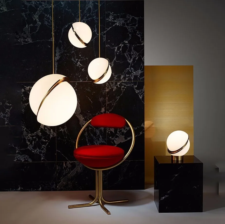 Светодиодный подвесной светильник в стиле лофт скандинавском постмодерн