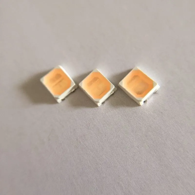 4000 шт./лот 0 2 Вт SMD фосфор Преобразованный Янтарный 2835 Светодиодная лампа 24-26 лм