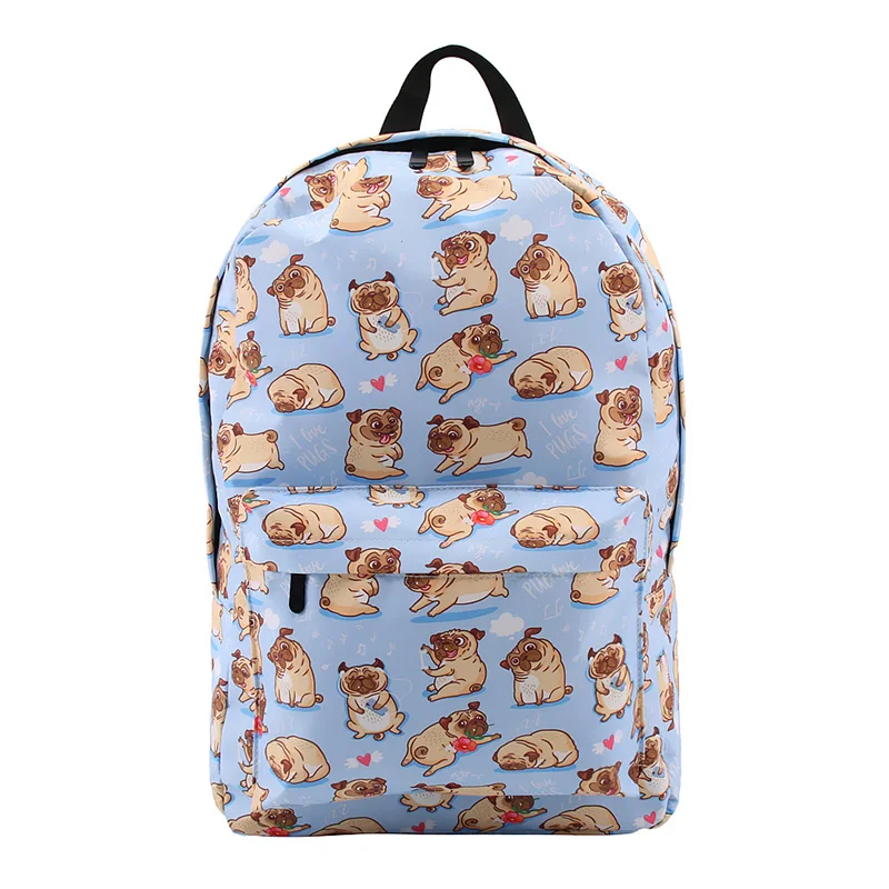 

Large Polyester Backpack Students Large-capacity Dog Print Backpack Outdoor Traveling Sports Bag Best Sale-WT